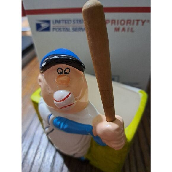 Vintage Napcoware Japanese Baseball Funny Ball in Mouth Planter Dish Decor C8222 - Picture 5 of 11